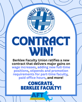 Berklee Faculty Federation November 2025